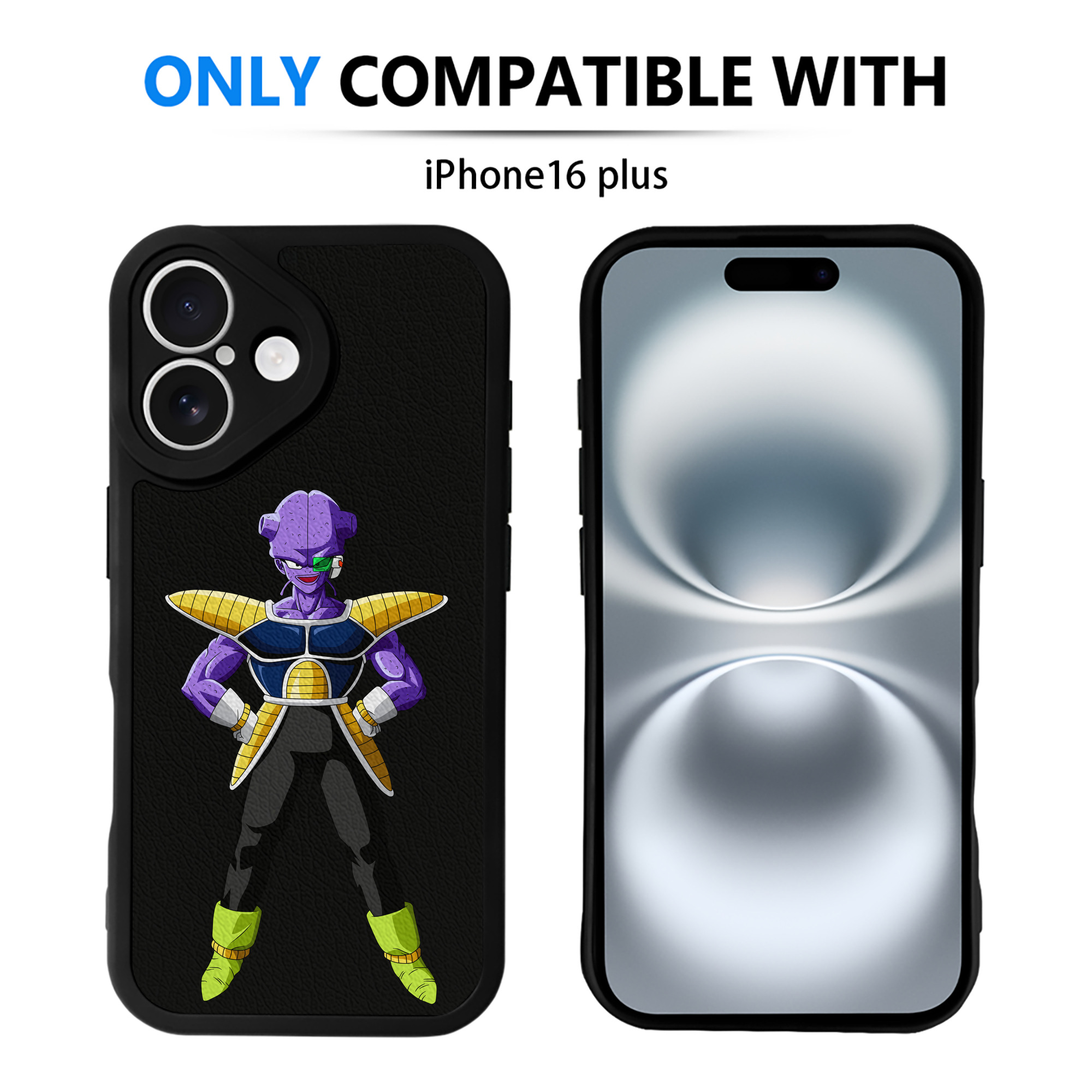 （画像用） ドラゴンボール DRAGON BALL 【iPhone 16シリーズ対応】シリコンスマホケース（レザー調） 材質：シリコン